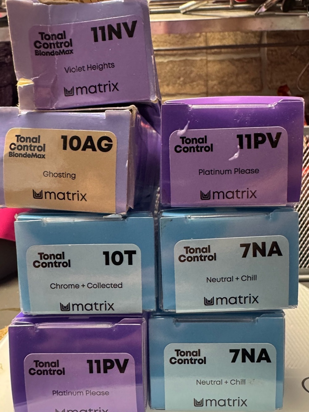 Matrix Tonal Control Hair Color acidic gloss gel lot of 12